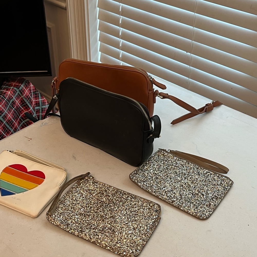Black and Brown Women's Crossbody Bag